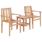 Set da Bistrò 3 pz in Legno Massello di Teak